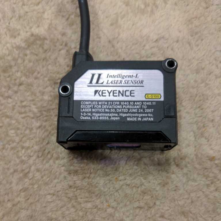 上品 IL−S100 CMOSレーザアプリセンサ センサヘッド KEYENCE その他