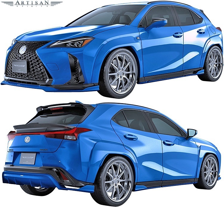 【M's】LEXUS UX200 F-SPORT (2018.11-) ARTISAN SPIRITS オーバーフェンダーキット 6P／／レクサス UX Fスポーツ エアロ ワイドフェンダー_画像4