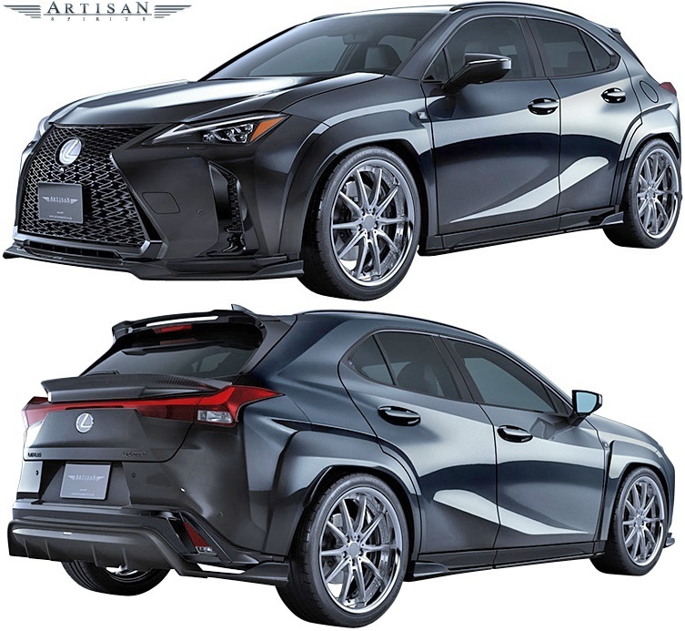 【M's】LEXUS UX200 F-SPORT (2018.11-) ARTISAN SPIRITS オーバーフェンダーキット 6P／／レクサス UX Fスポーツ エアロ ワイドフェンダー_画像3