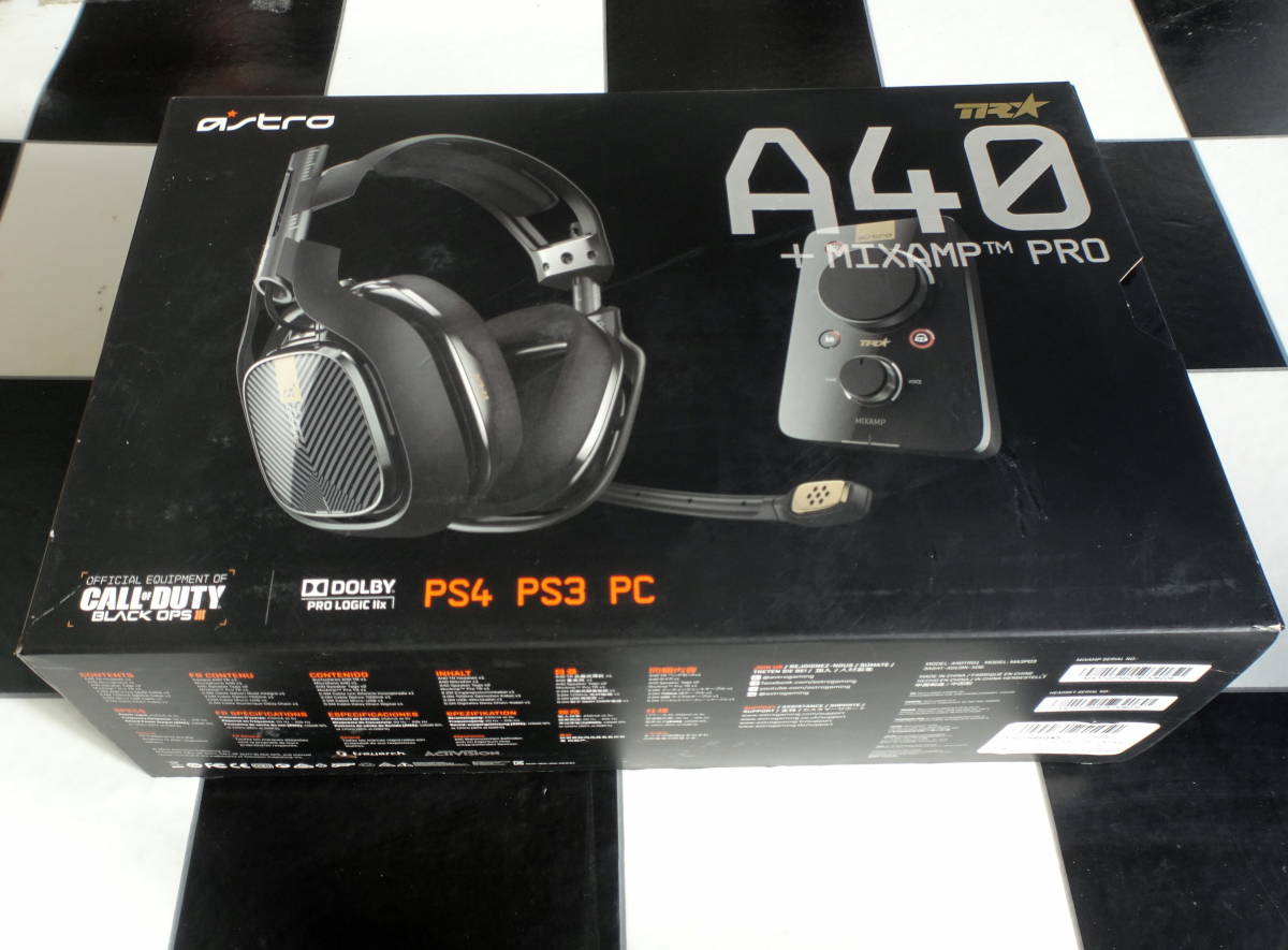 【送料無料】Astro Gaming A40 TR + MIXAMP Pro TR アストロゲーミング 有線サラウンドサウンド  ゲーミング・ヘッドセット PC/PS4/PS3対応