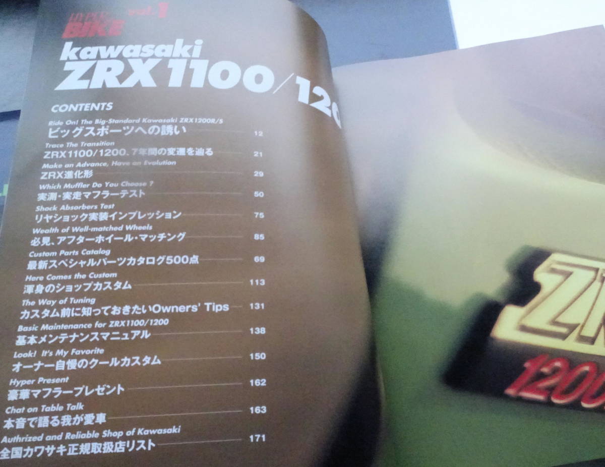 【ハイパーバイク】KAWASAKI ZRX1100/1200+No.2 カワサキ ZRXファイル 合計3点セット ZRT10C BC-ZR400E ZR1100-C1/C2 パーツカタログ_画像7