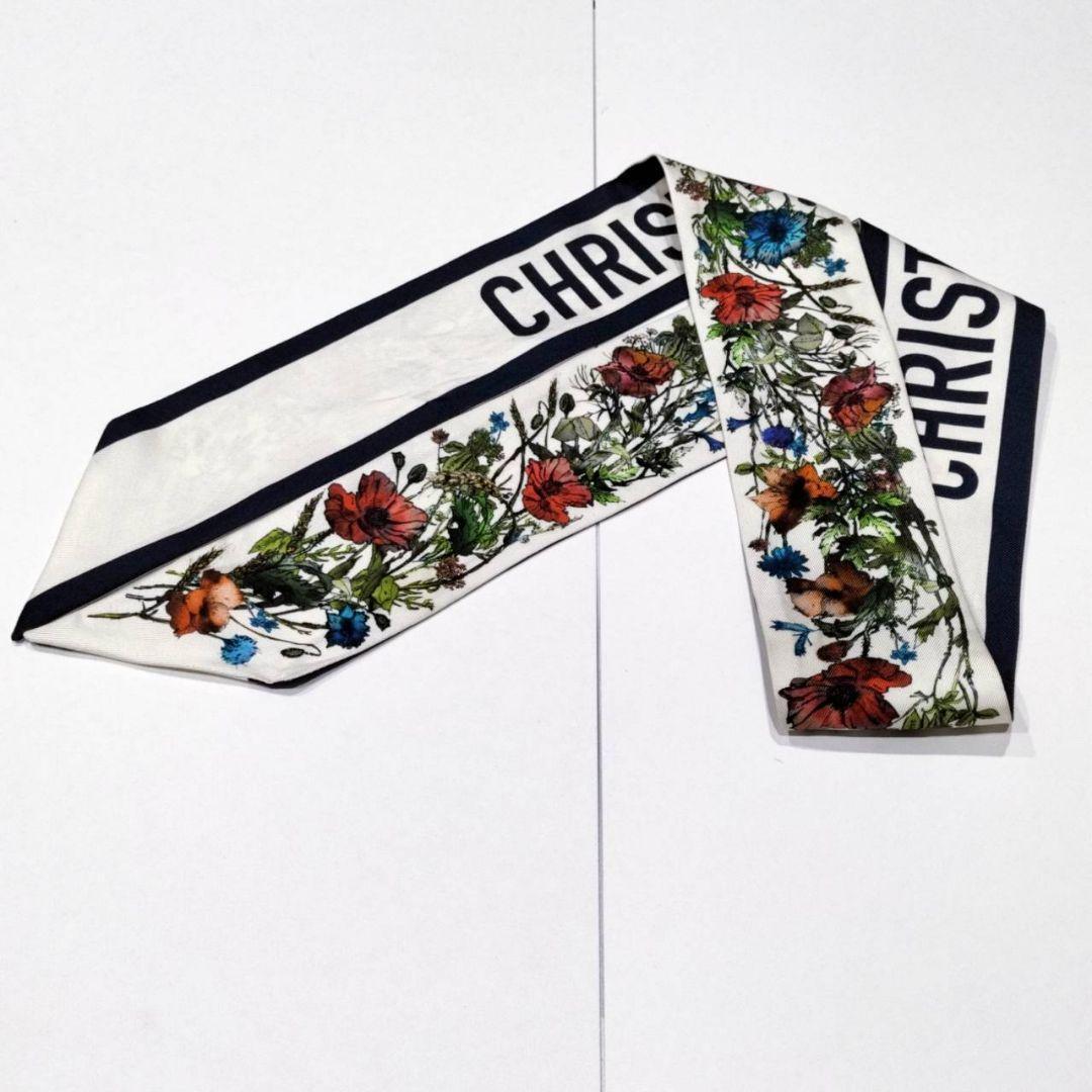 DIOR ディオール ミッツァ シルク スカーフ レディース カラフル 花柄 ...