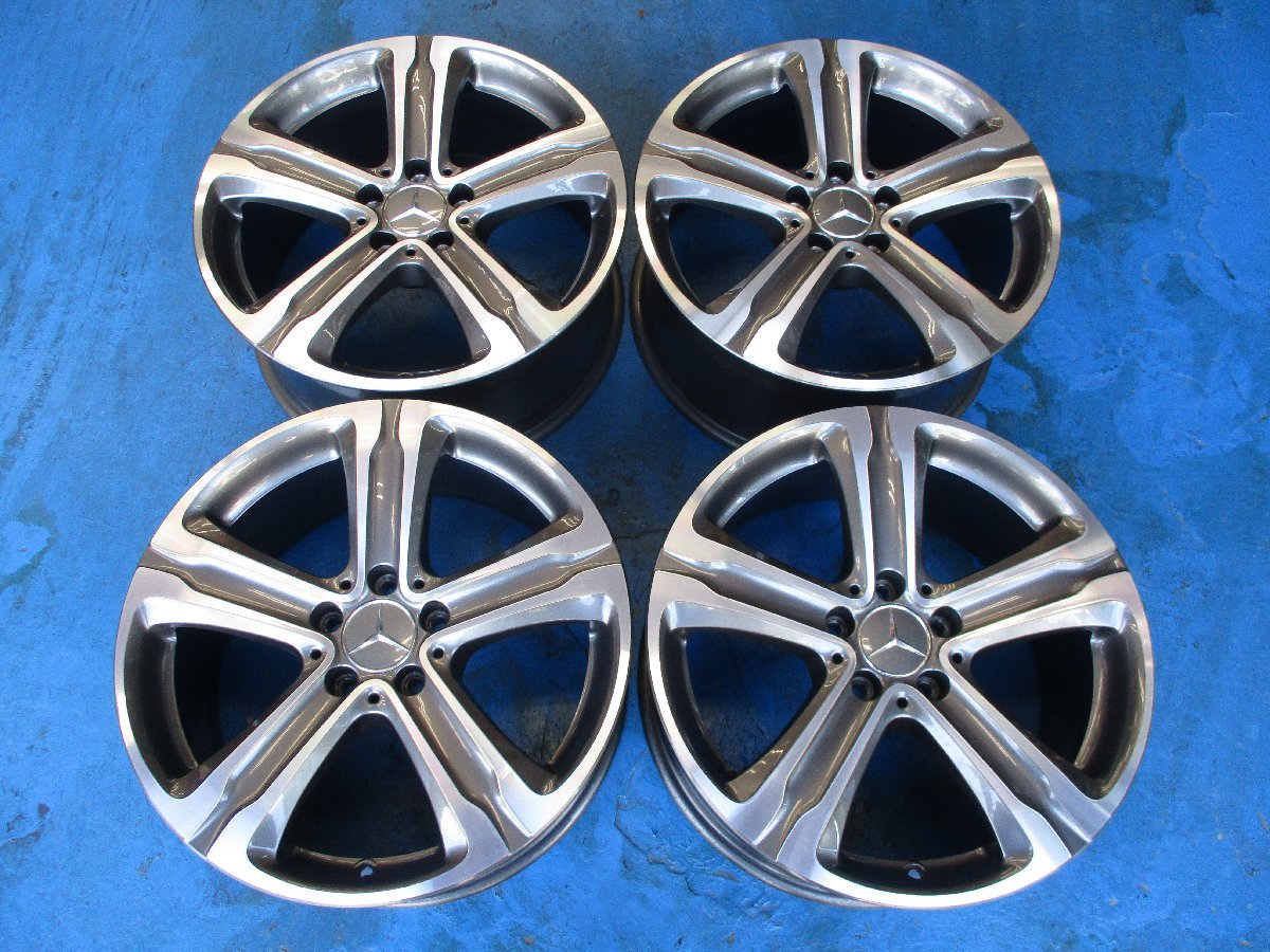 お気に入りの 中古4本☆BENZ純正 18インチ ホイールのみ BENZ GLC・Eクラス(W213)・Cクラス(W206)など 5穴
