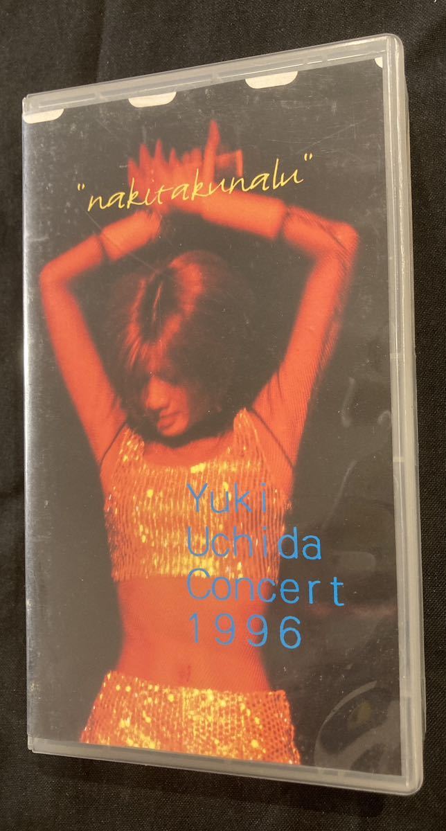 VHS video Uchida Yuki concert tour 1996 nakitakunalu concert 