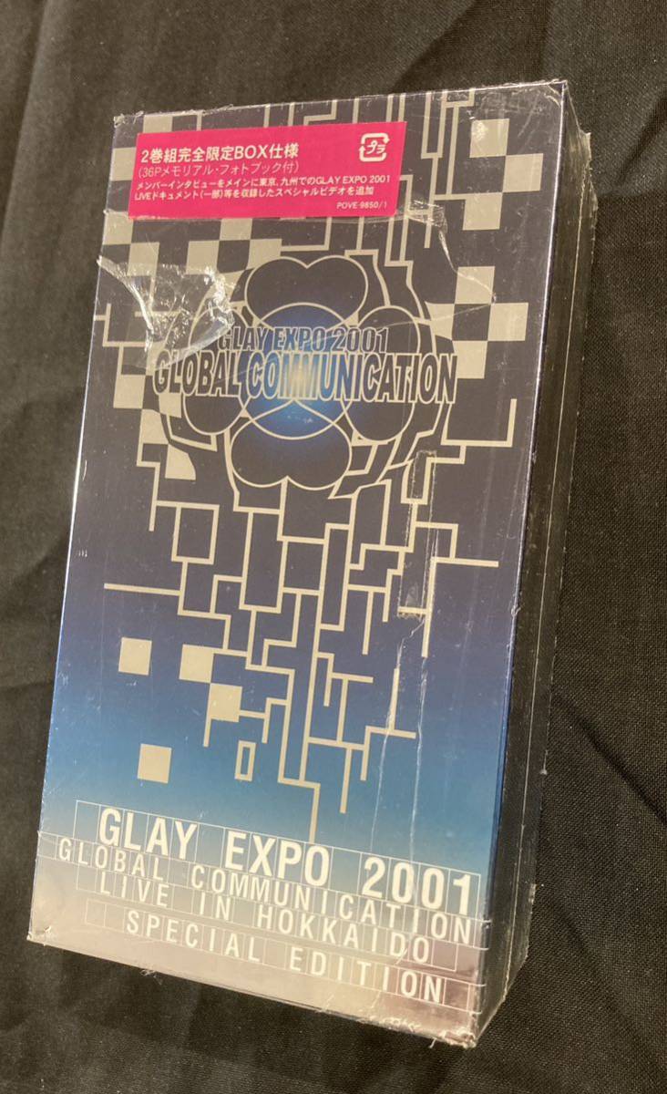  нераспечатанный VHS GLAY EXPO2001 GLOBAL COMMUNICATION LIVE IN HOKKAIDO