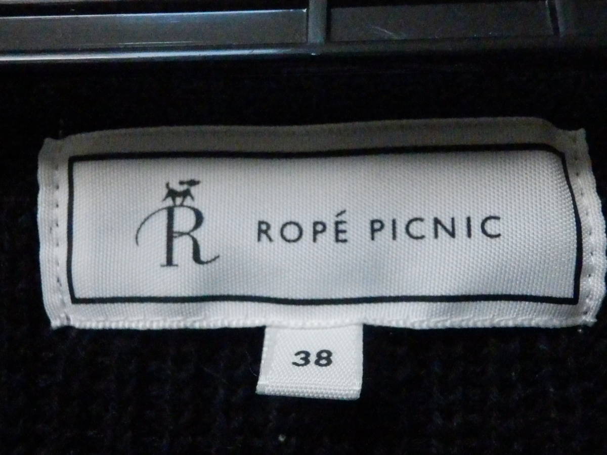 ☆ロペ　ピクニック ROPE PICNIC 　袖なしセーター　黒_画像2