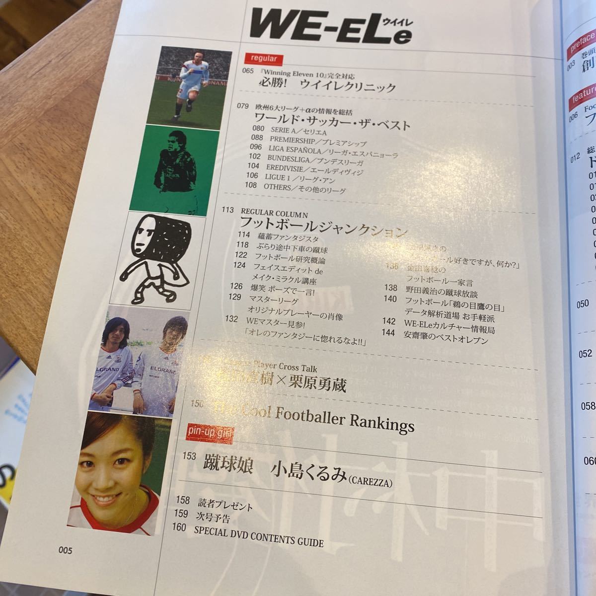 WE-ELe (ウイイレ) 2006年 06月号 [雑誌] サッカー雑誌　中村俊輔　松田直樹_画像5