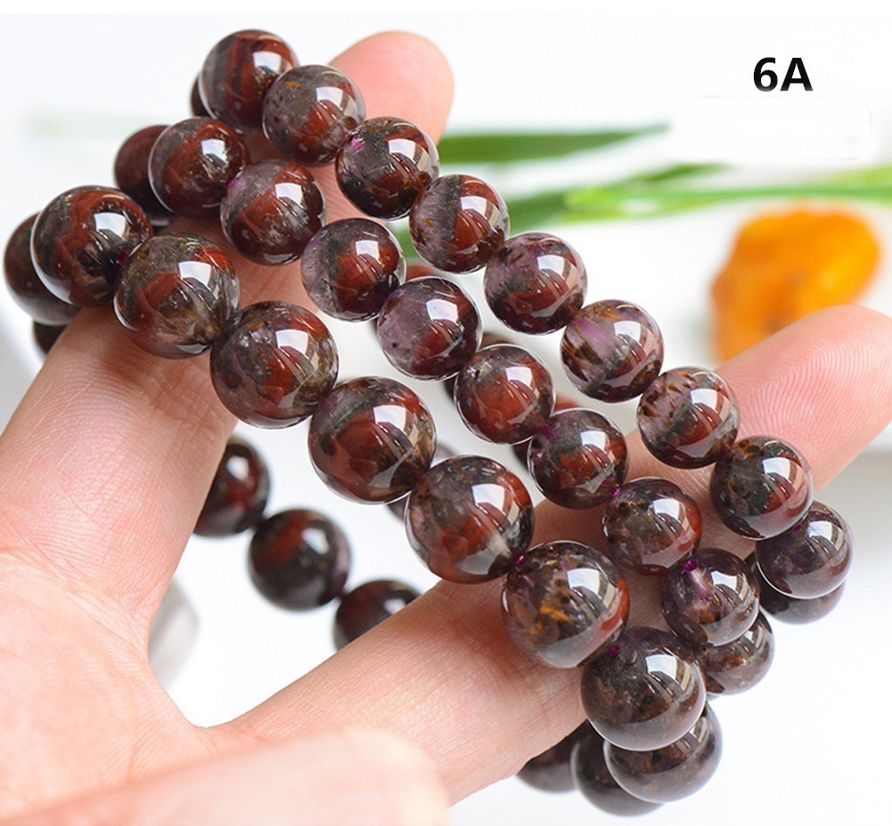 [EasternStar] international shipping 5Ao-la light 23 Auralite 23 kind mineral special selection goods super a little over wonderful stone sphere size 8mm arm around approximately 16cm