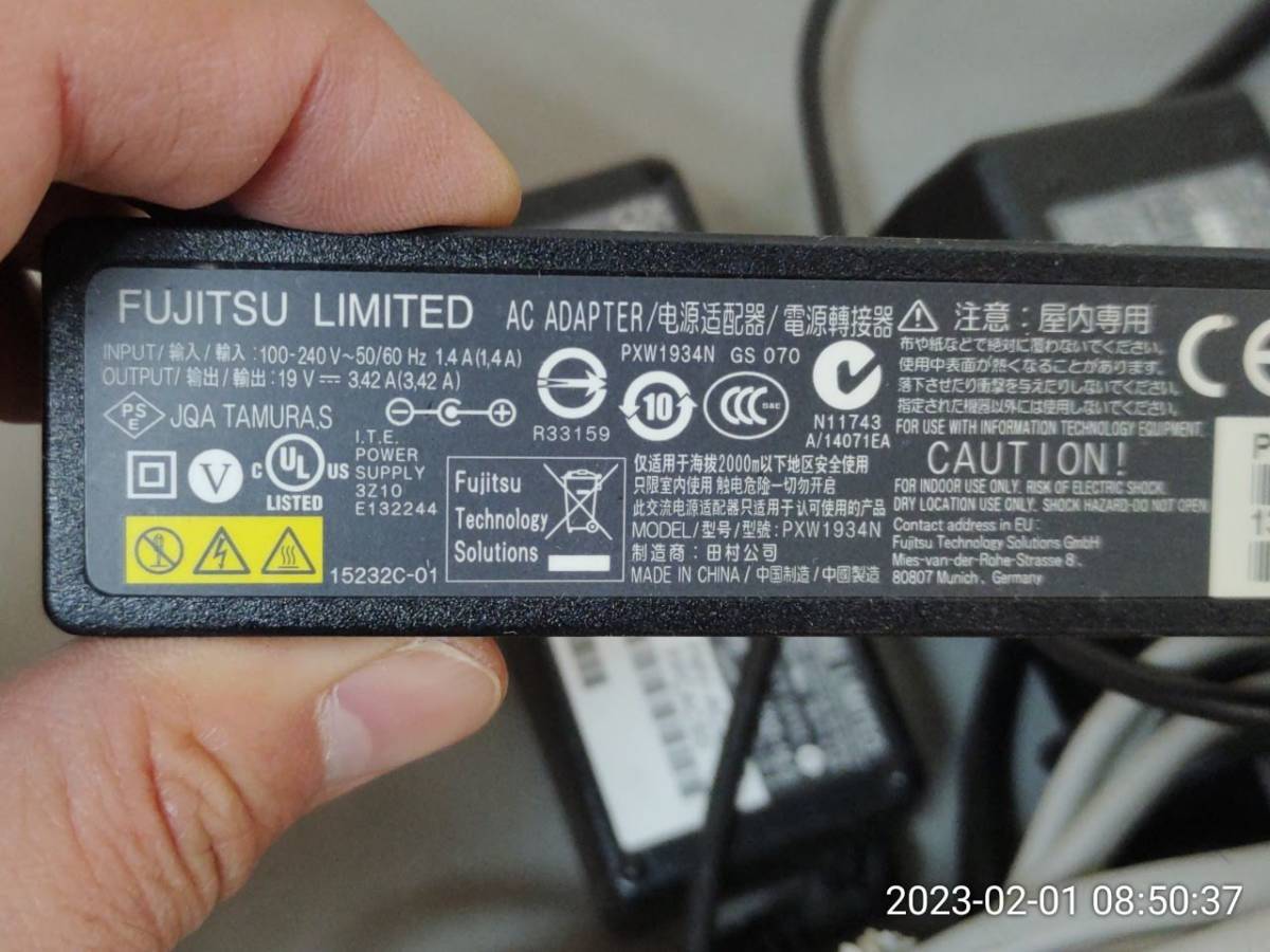 V51US 閉店セール 20個セット FUJITSU ノート用ACアダプタ各種 FMV-AC312 FMV-AC325A FMV-AC325Aなど_画像10