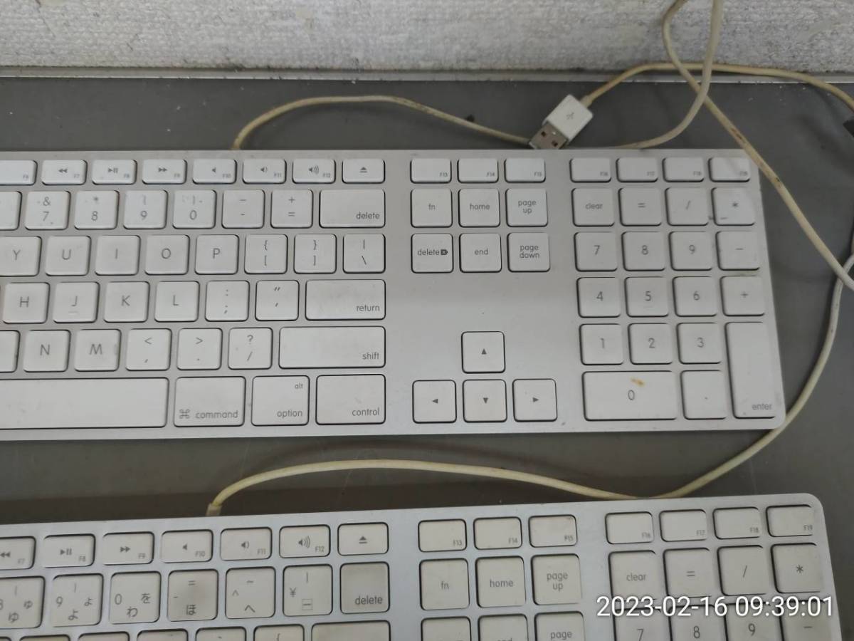 B9E8S 3個セット APPLE USBキーボード A1243_画像3