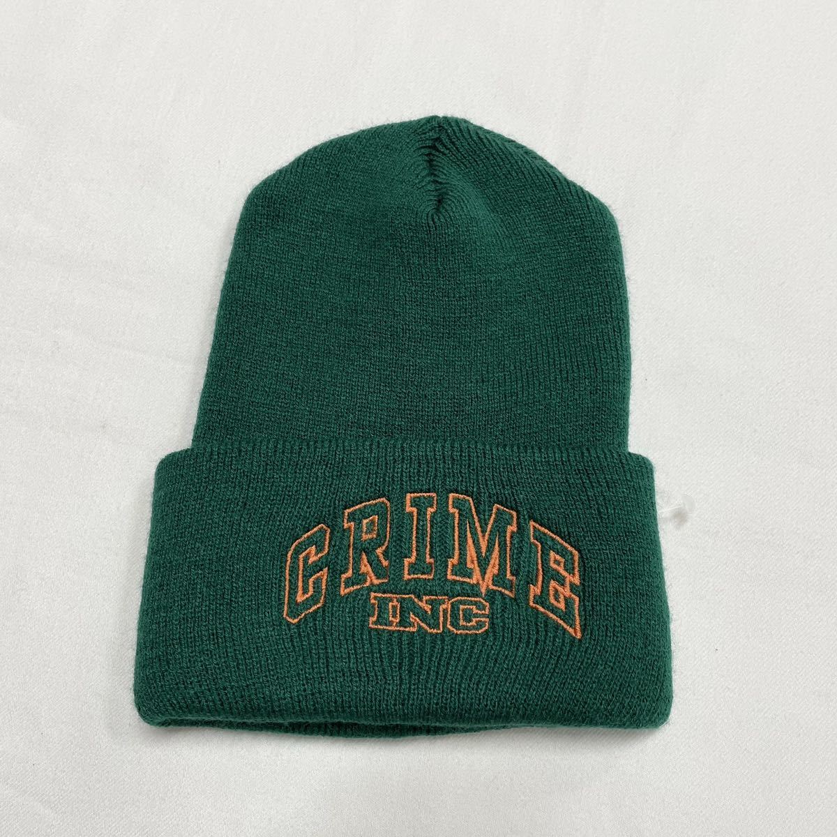 満点の ニットキャップ ビーニー クライム CRIME DEADSTOCK 90s ニット