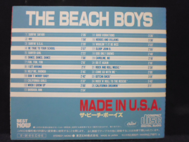 ★送料無料★ビーチ・ボーイズ/MADE IN U.S.A　国内盤_画像2