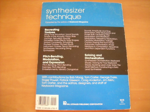 synthesizer technique」（洋書） www.iagu.org