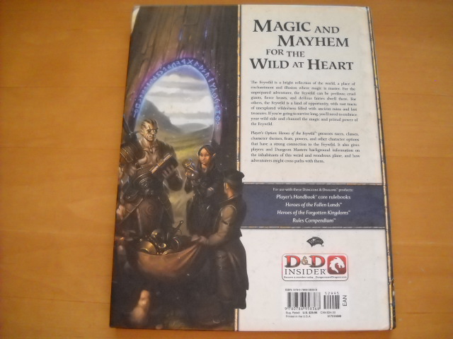 TRPG「DUNGEONS&DRAGONS PLAYER'S OPTION：HEROES OF THE FEYWILD」（洋書）D&D_画像4