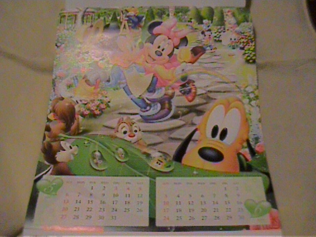  Disney 2018 year calendar 