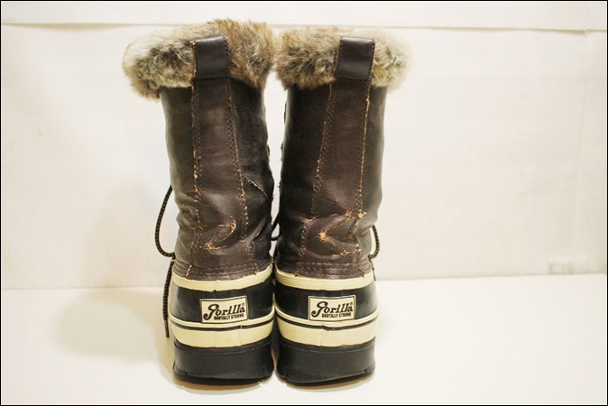 [LL] Gorilla Gorilla chewing gum boots snow boots boa fur Vintage Vintage USA old clothes Old CJ65