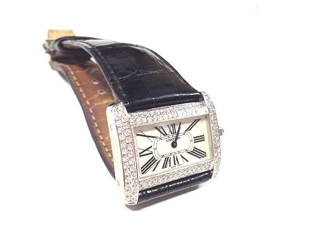 CARTIER Cartier Minitan kti Van SM кейс after diamond обработка. custom K18YG W6301455 W6300856 W6300755 солнечный tosLM X