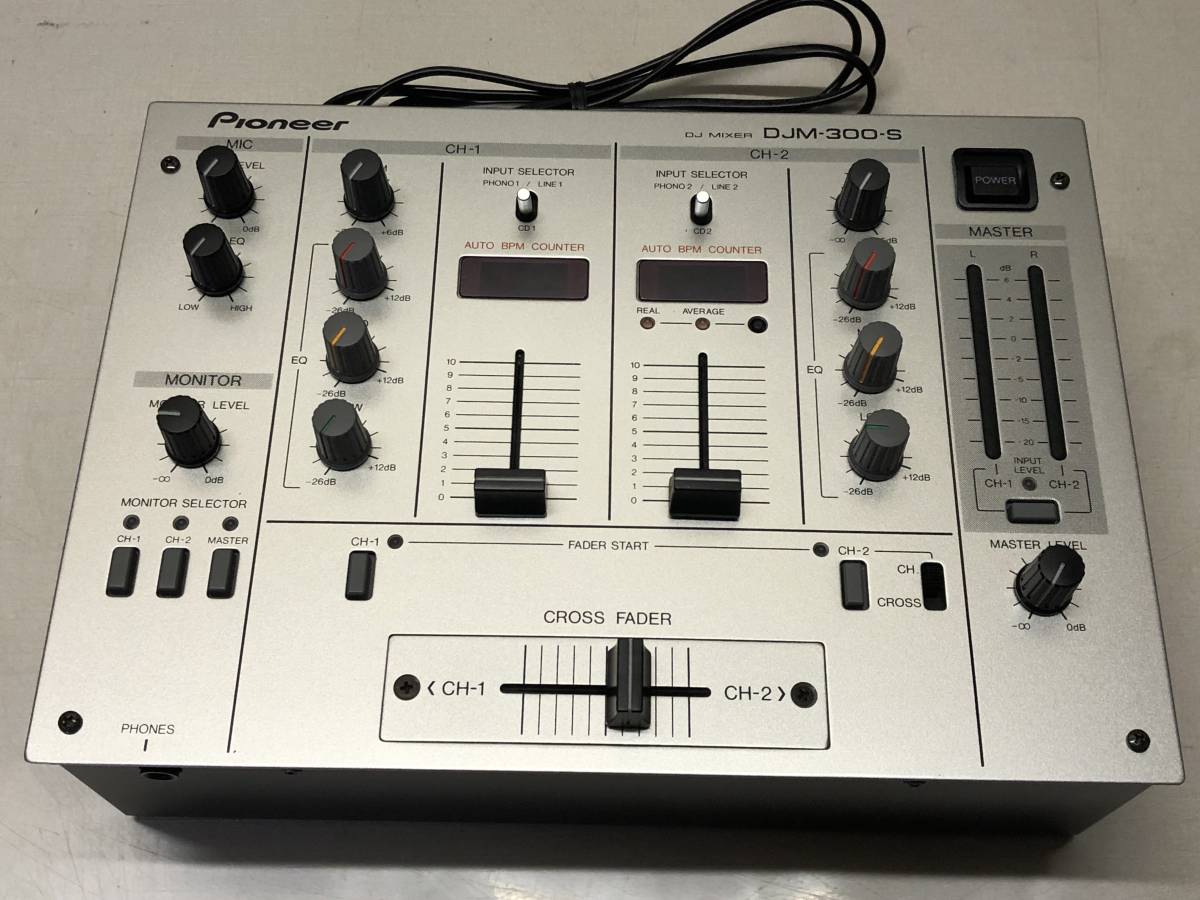 [ used beautiful goods DJ mixer ]PIONEER DJM-300-S
