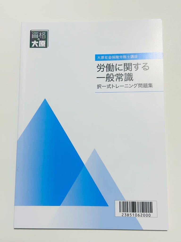 ☆2023資格の大原 労働に関する一般常識択一式問題集 新品未使用 令和5