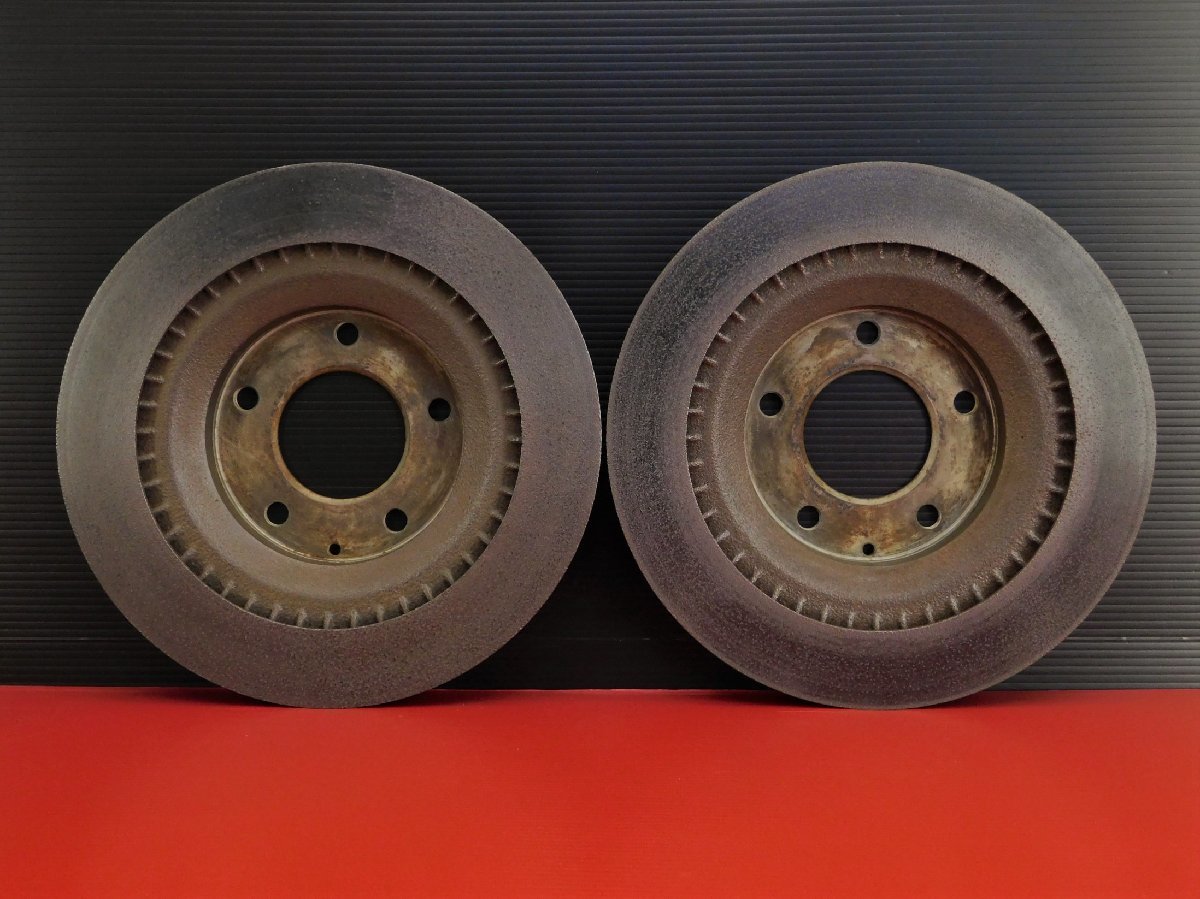 100[ appraisal A] Mazda RX-7 FD3S rear brake disk left right set thickness 19.4mm 261P5 FD01 MIN TH18mm