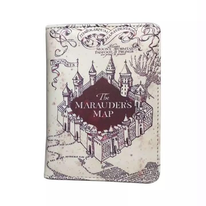 【匿名&補償付き配送】ハリーポッター マローダーの地図 デザイン パスポート / Harry Potter Marauder's map designed passport 