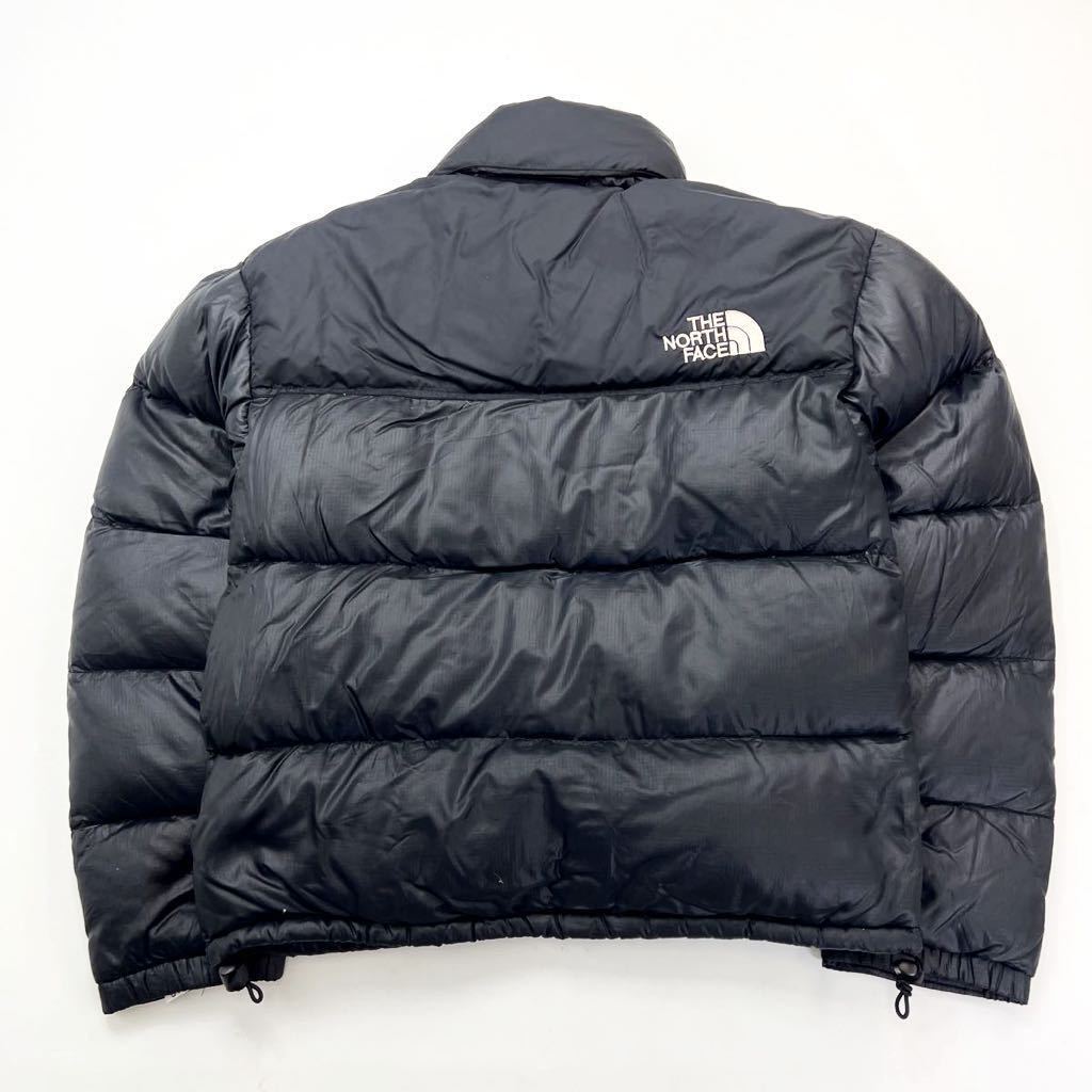 良品 ☆ THE NORTH FACE ☆ ヌプシ ダウンジャケット ブラック S 軽量 アウトドア アメカジ ストリート 古着MIX ノースフェイス■S1168_画像3