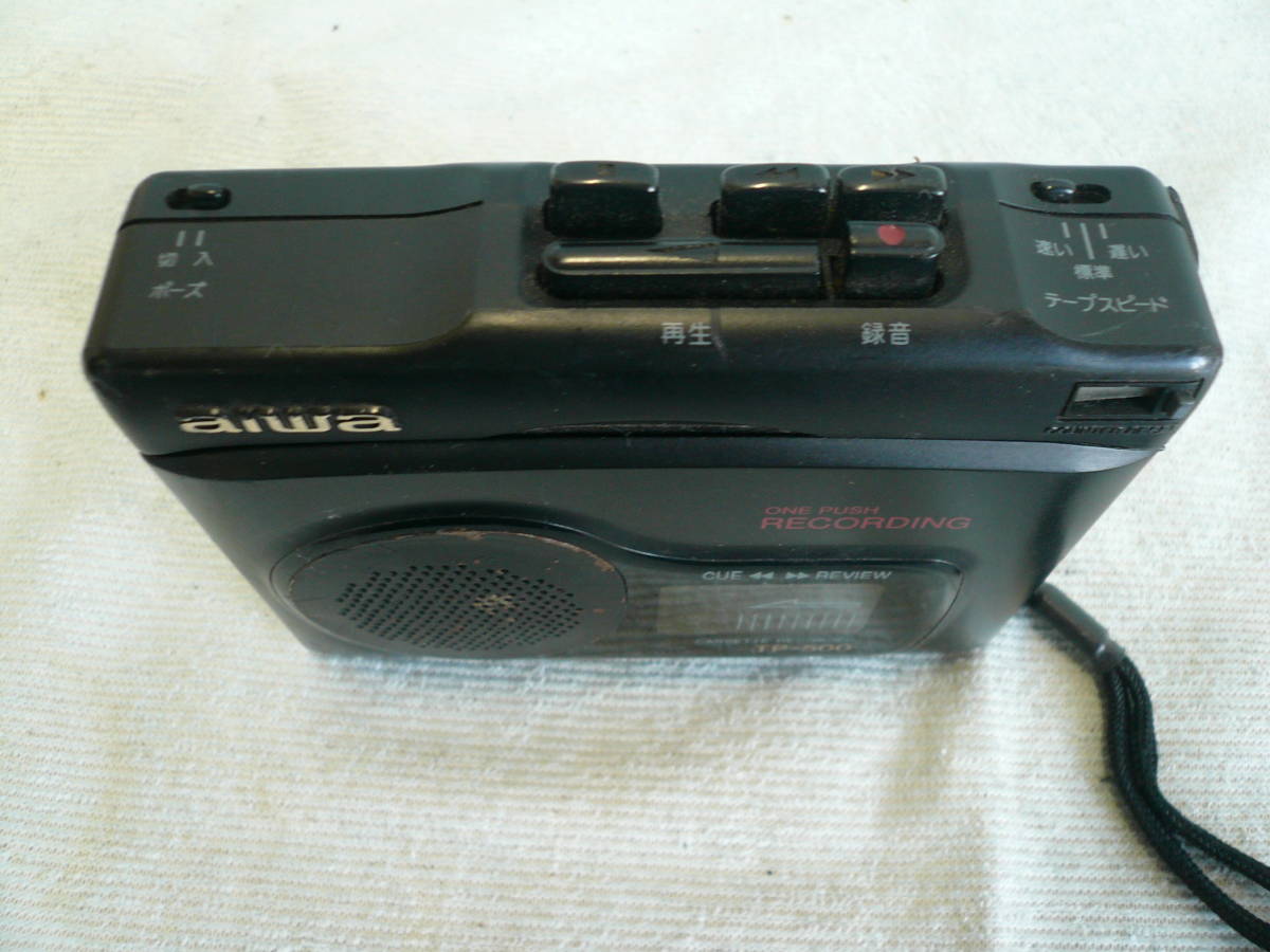 AIWA カセットレコーダー　TP-500　ジャンク品　昭和レトロ/当時物_画像2