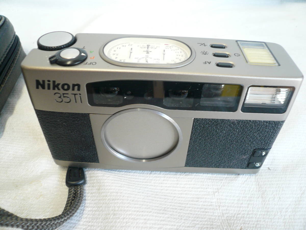 Nikon コンパクトカメラ 35Ti ソフトケース付 中古品 昭和レトロ