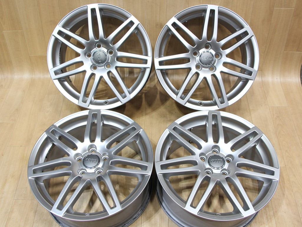 A937 希少 AUDI アウディ 純正 A3 S3 8P スポーツバック 18X7.5J+54 PCD112 ハブ径57 A4 A6 TT RS3 スタッドレス用 ワーゲン VW JDM 山梨県_画像1