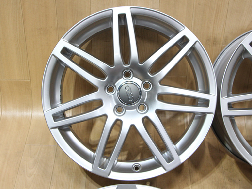 A937 希少 AUDI アウディ 純正 A3 S3 8P スポーツバック 18X7.5J+54 PCD112 ハブ径57 A4 A6 TT RS3 スタッドレス用 ワーゲン VW JDM 山梨県_画像3