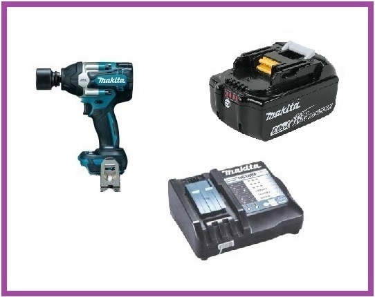  Makita 18V rechargeable impact wrench TW700DZ+ charger (DC18RF)[USB terminal attaching ]+ battery BL1860B[6.0Ah][ Japan domestic * Makita genuine products * new goods / unused ]