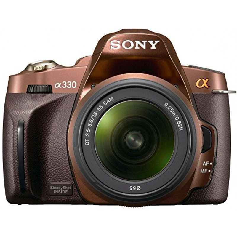 ソニー SONY デジタル一眼レフカメラ α330 ズームレンズキット ブラウン DSLRA330L/T
