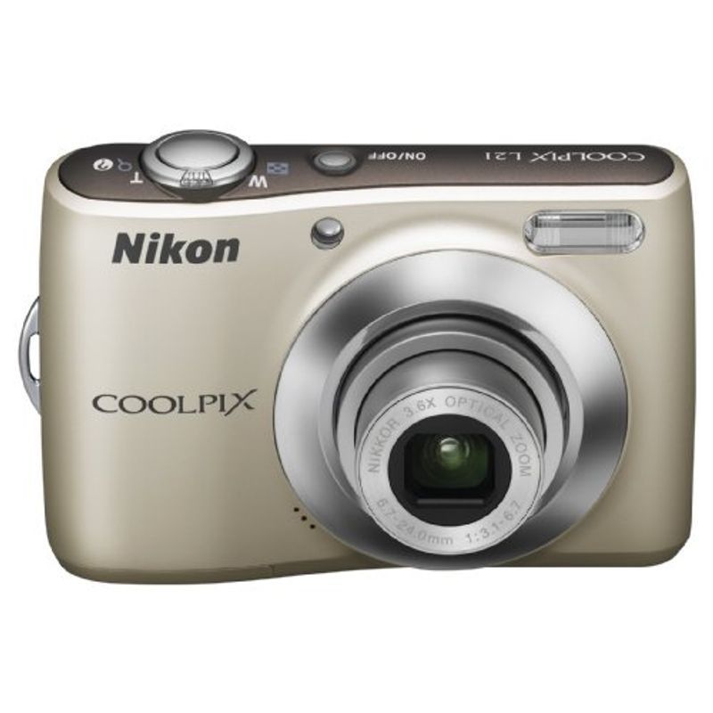 有名ブランド COOLPIX デジタルカメラ Nikon (クールピクス) シルバー L21 その他