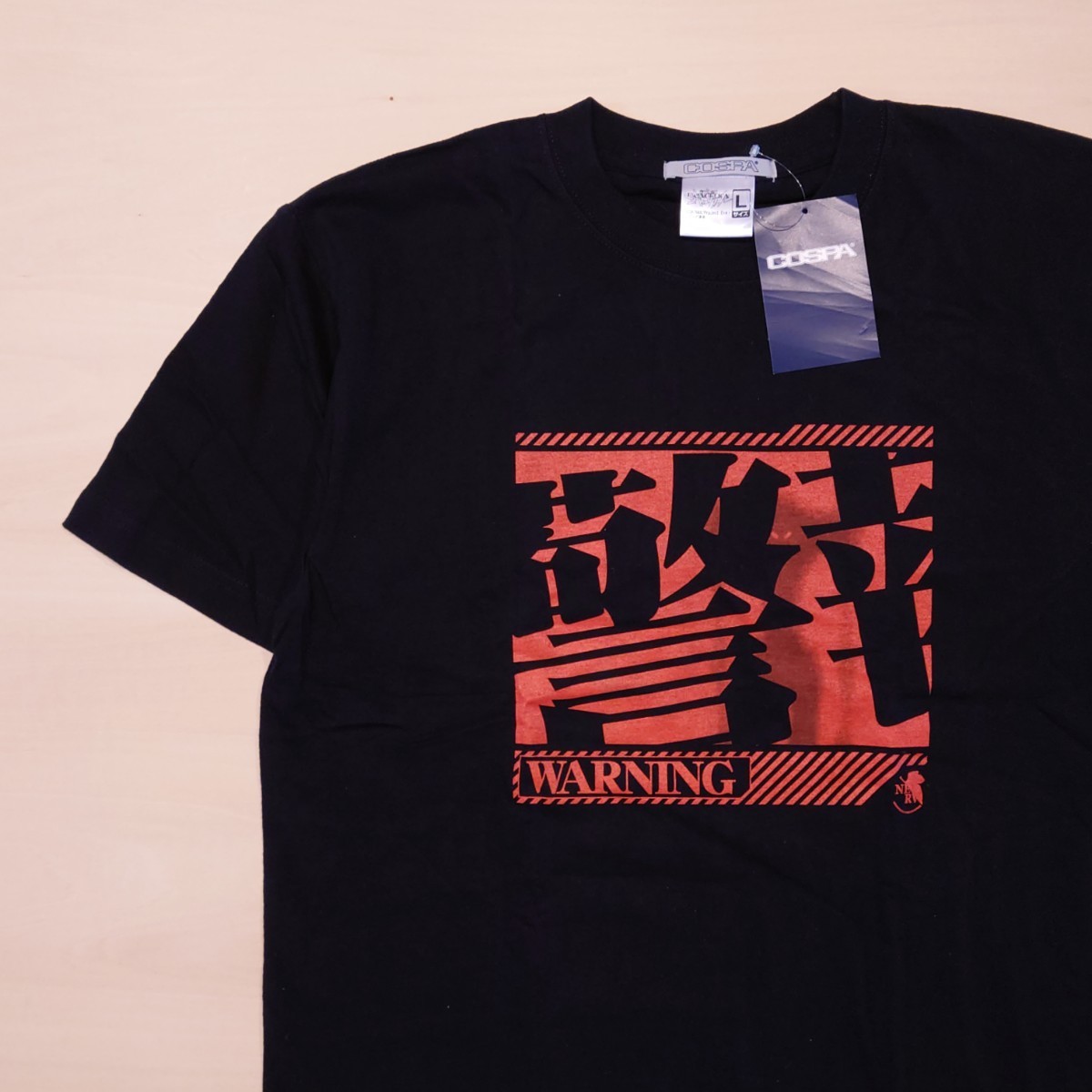 COSPA Tシャツ 新世紀エヴァンゲリオン 警報 サイズL 日本製 二 COSPA Tシャツ 新世紀エヴァンゲリオン 警報 サイズL 日本製 二