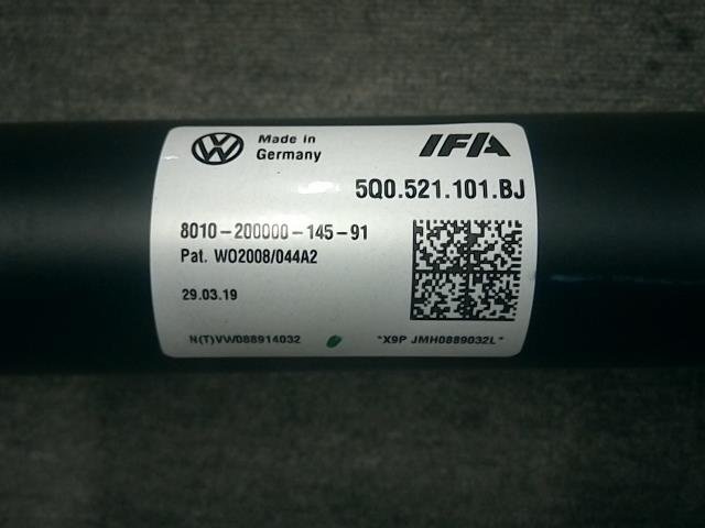  Volkswagen Golf R ABA-AUDJHF original propeller shaft 5Q0521101BJ DJH operation verification settled gome private person sama delivery un- possible stop in business office possible (VW/ propeller car 