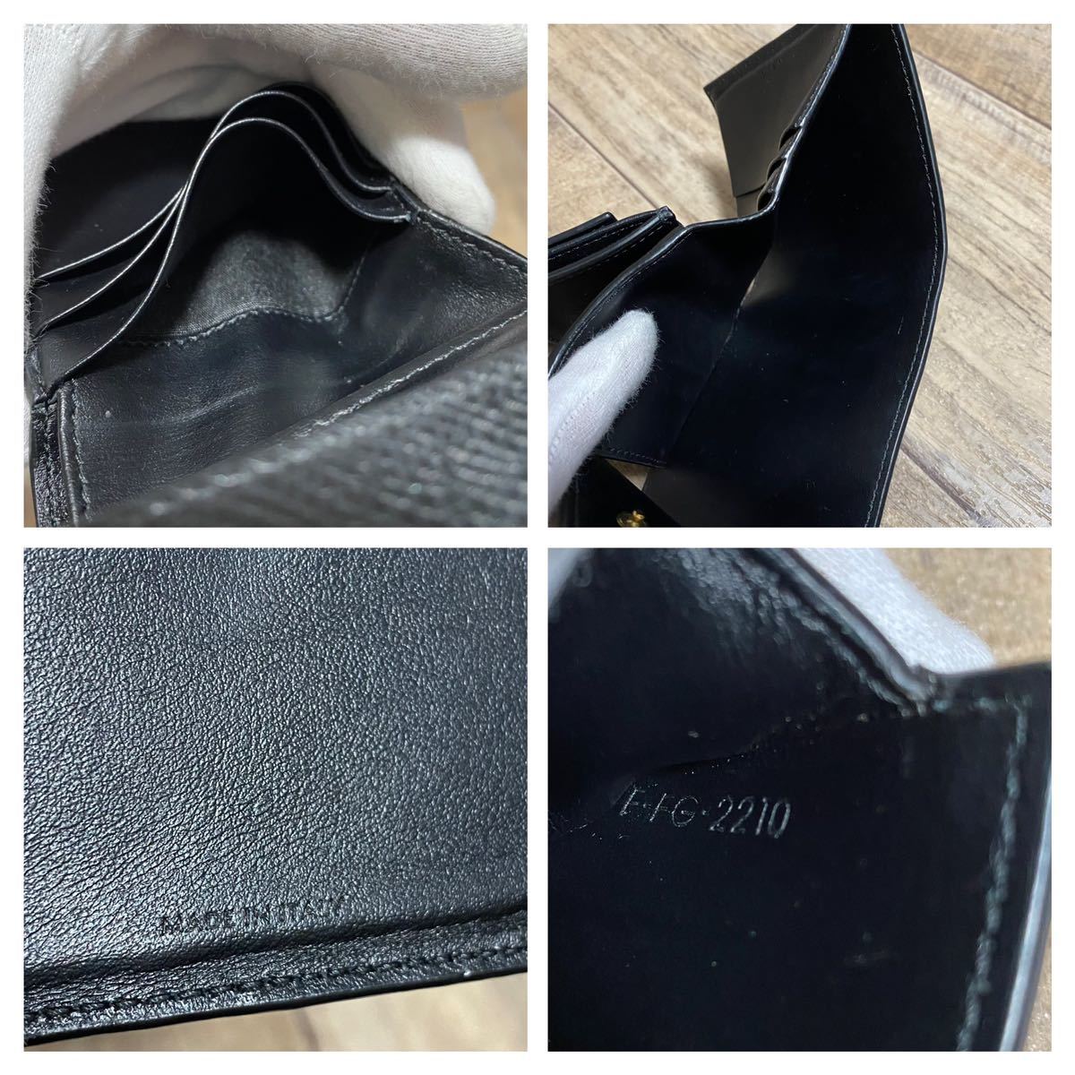 本物 CELINE セリーヌ スモールトリフォールド レザー 三つ折り 本物 CELINE セリーヌ スモールトリフォールド レザー 三つ折り