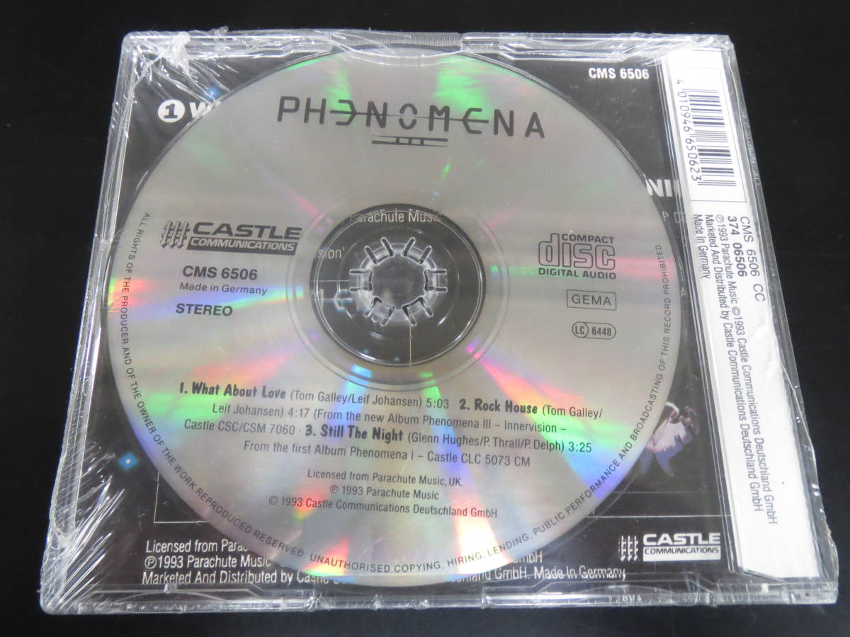 未開封新品!　Phenomena III - What about Love 輸入盤CD（ドイツ CMS 6506, 1993）_画像2