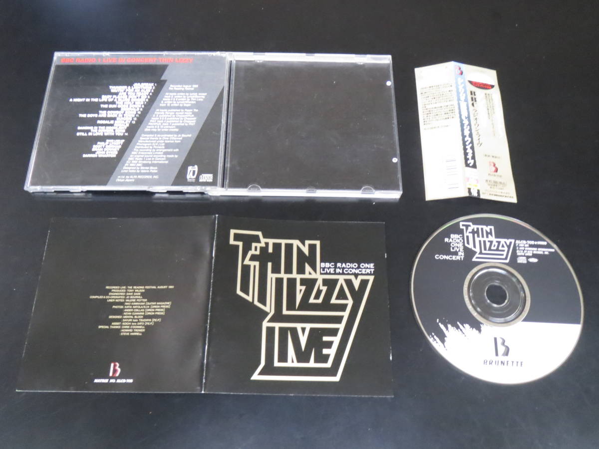 帯付き！シン・リジィ/BBCラジオ・ワン・ライヴ Thin Lizzy BBC Radio One Live in Concert 国内盤CD（ALCB-705, 1993）