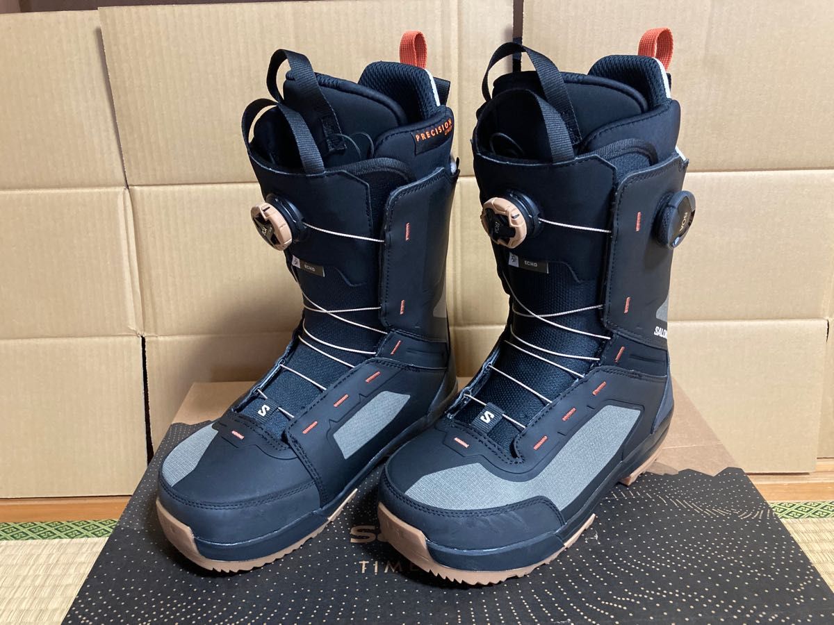 【超美品】SALOMON ECHO DUAL BOA WIDE 26.5cm 22-23 サロモン エコー スノーボード ブーツ