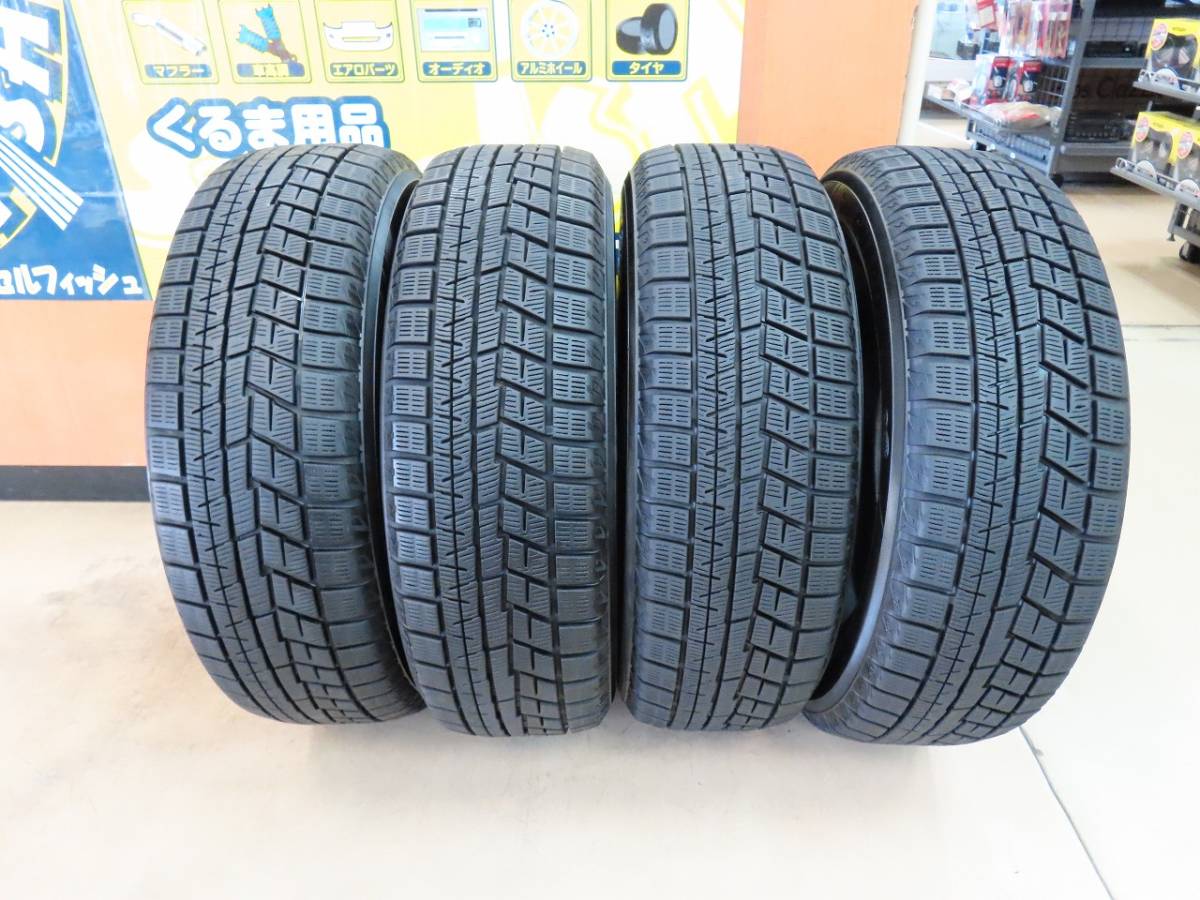 ☆ヨコハマ アイスガード iG60 185/60R15 スタッドレス タイヤ 15インチ 2019年製造 4本 中古 YOKOHAMA ice GUARD STUDLESS☆_画像1