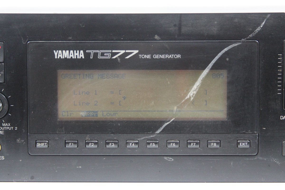 〇YAMAHA ヤマハ TG77 音源モジュール TONE GENERATOR 【ジャンク品