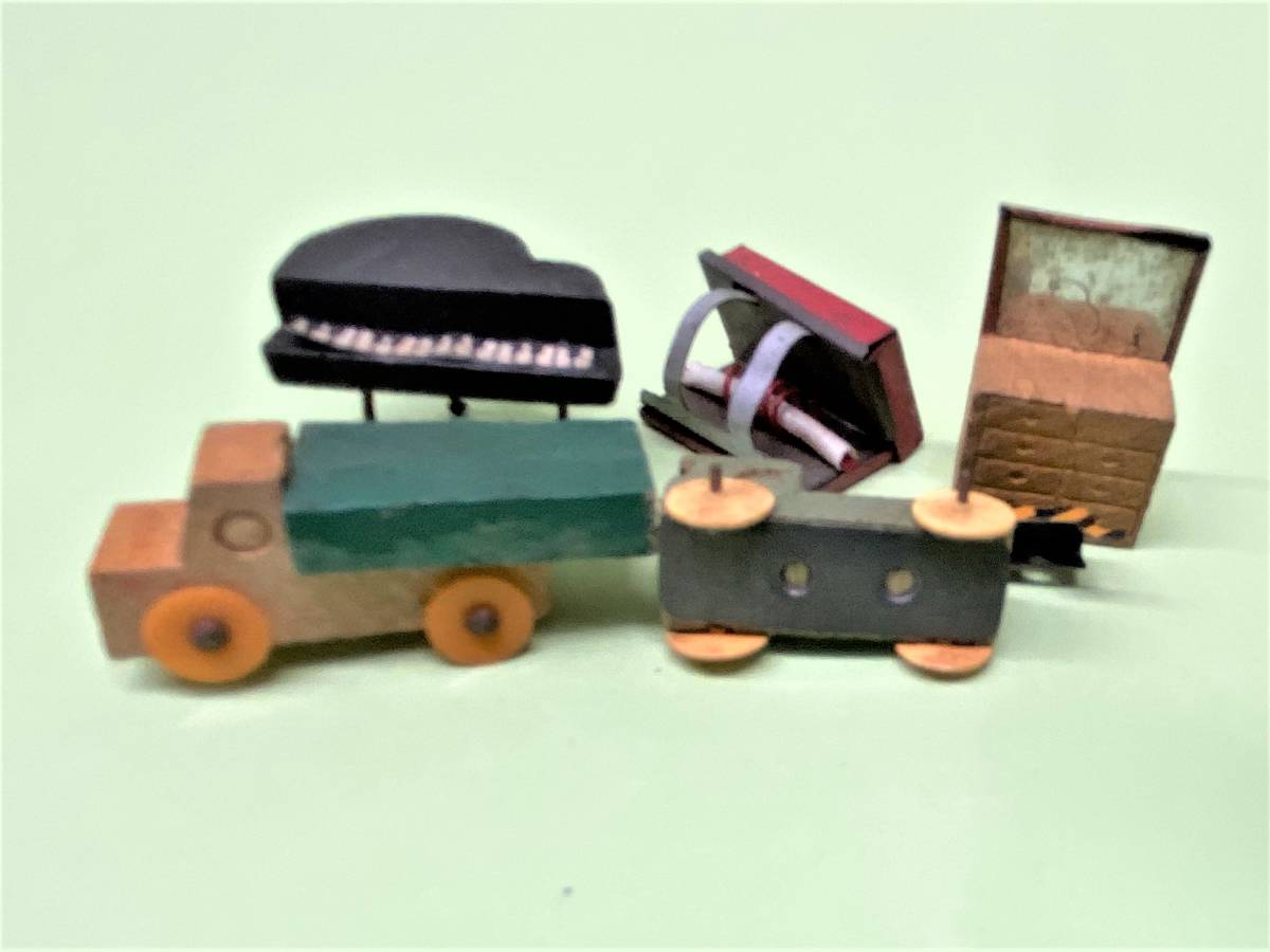 木製グリコのオマケ　自動車・楽器・家具など　昭和時代_画像4