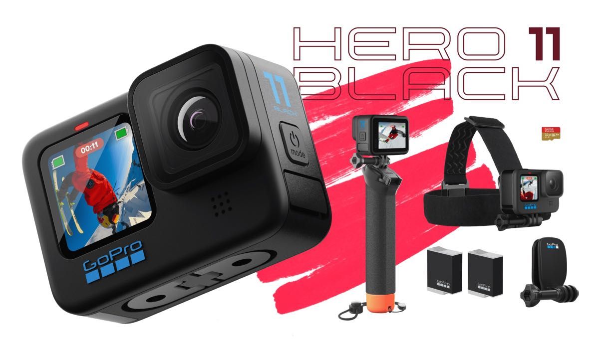 ギフト/プレゼント/ご褒美] GoPro HERO11 Black アクセサリーセット 
