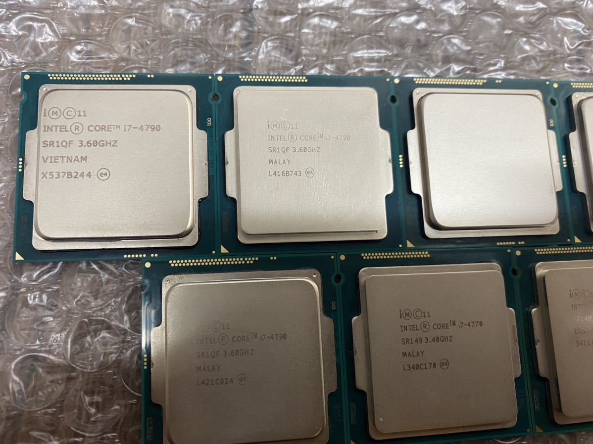をインスト RMA006:Intel CPU Core i7-4790 5個/i7-4770 1個/i7-4770S