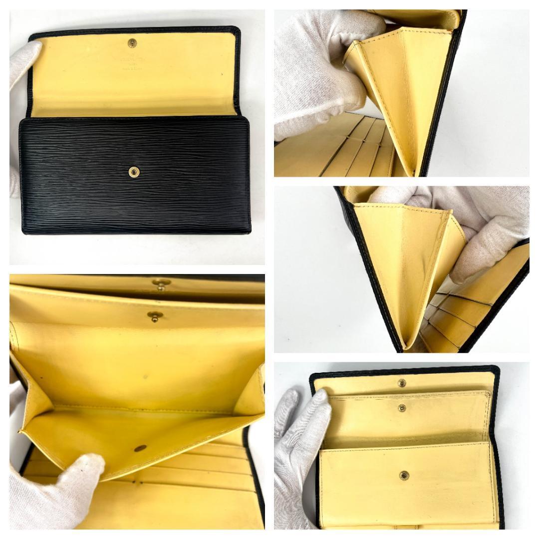 1円～★極美品★2763　Louis Vuitton　M6338A　ルイヴィトン エピ ポルトフォイユ・インターナショナル長財布_画像6