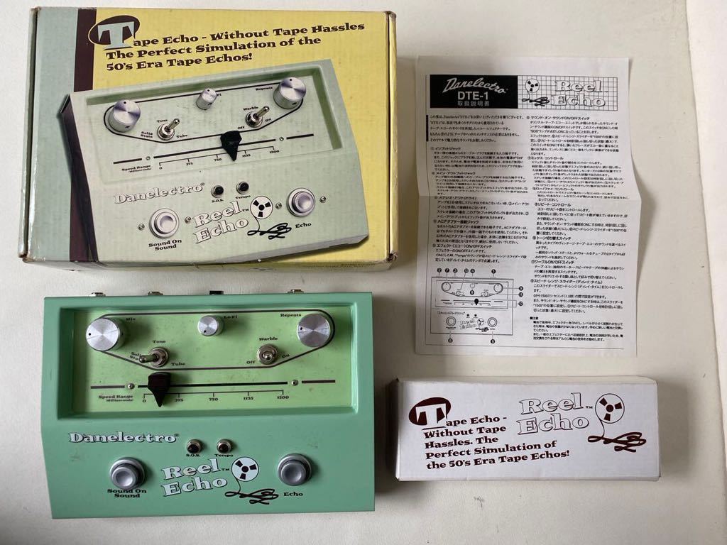 から厳選した Danelectro Reel Echo DTE-1 リールエコー kidsk.com.co