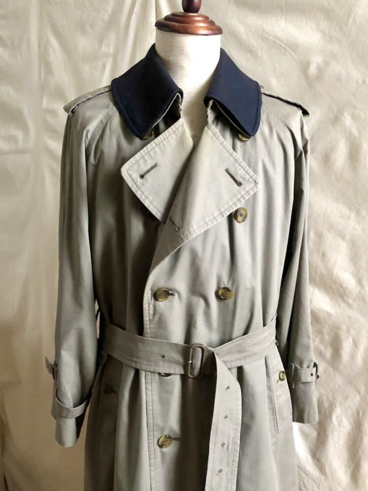 希少! BURBERRYバーバリー USA製トレンチコート別襟ライナー付き 美品