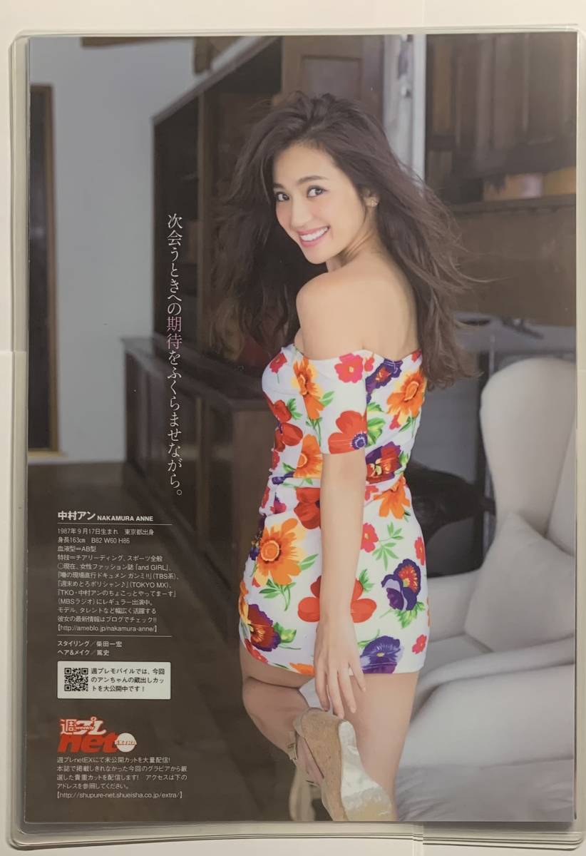 [ thick laminate processing ] Nakamura Anne swimsuit magazine scraps 6 page weekly Play Boy 2014 year about [ gravure ]-010220