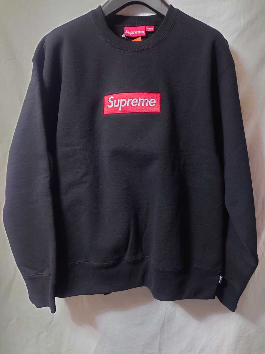 即納!最大半額! supreme boxlogo ボックスロゴ クルーネック