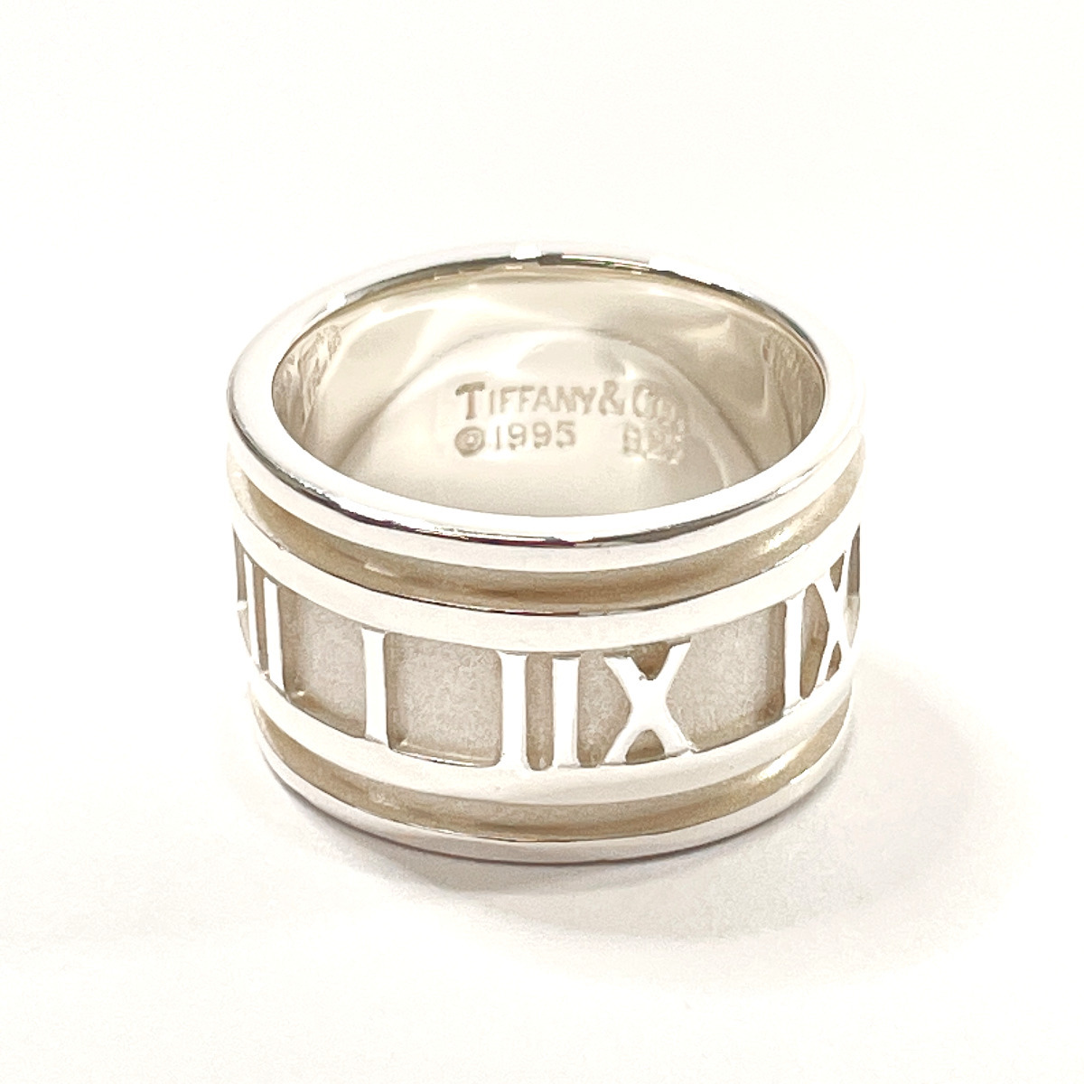 11号 ティファニー TIFFANY&Co. リング・指輪 アトラス 太めデザイン シルバー925 アクセサリー 保存箱・袋付き 新品磨き上げ済み